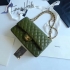 Chanel 2.55 genuine Lambskin green